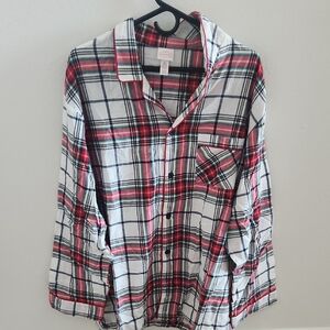 Wondershop Men's Casual Plaid Pajama Set Red, Green, Black, White